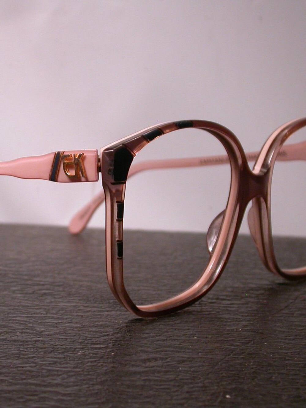 Vintage Emmanuelle Khanh Kenco Pink Sunglasses MAde in FRANCE